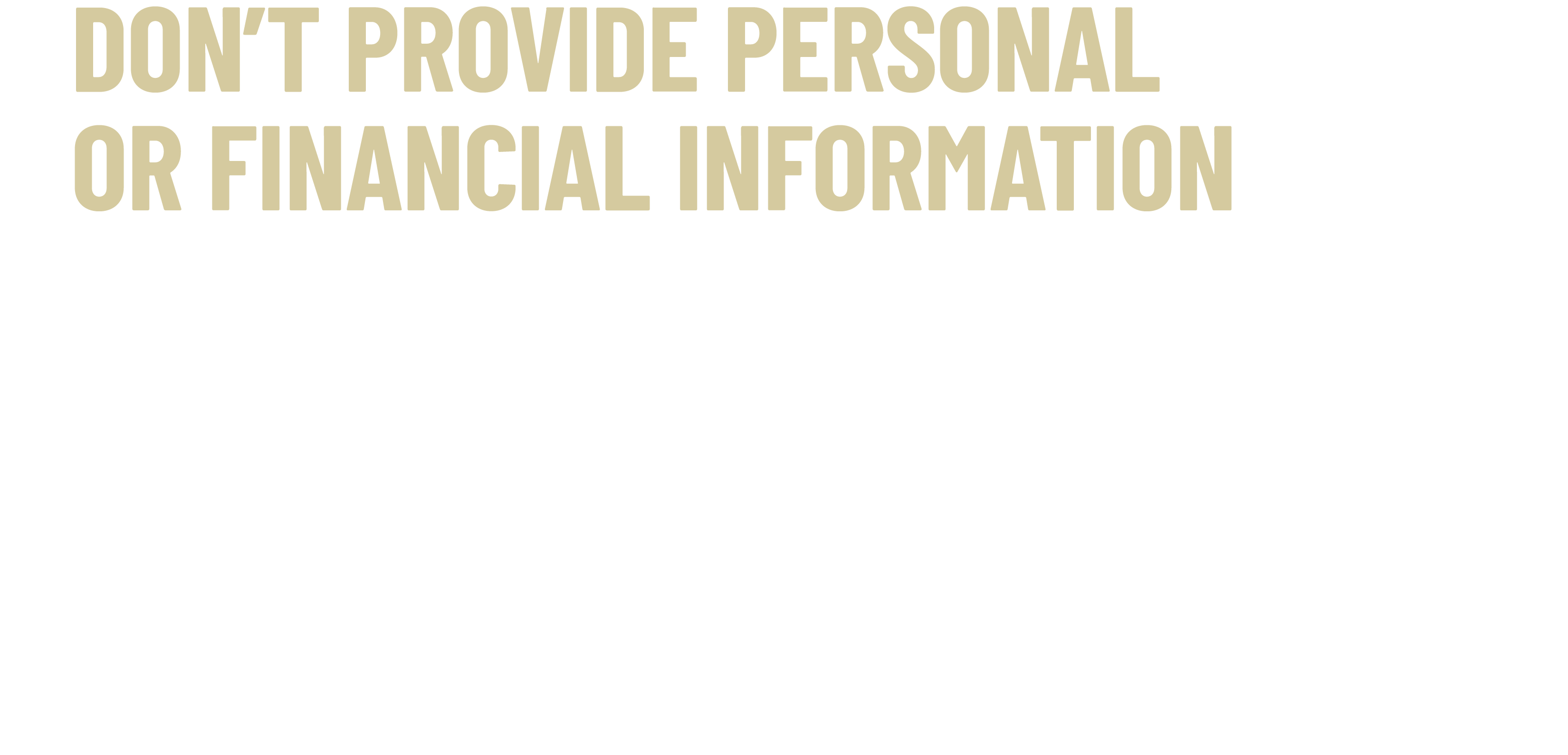 Personal Information